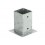 Soporte tulipa para poste de 200x200mm