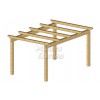 Pérgolas de madera autoportantes planas