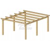 Pérgolas de madera autoportantes planas
