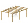 Pérgolas de madera autoportantes planas