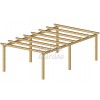 Pérgolas de madera autoportantes planas