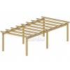 Pérgolas de madera autoportantes planas