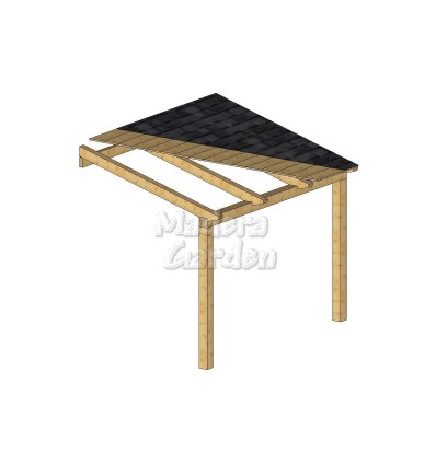 Porches de madera adosados