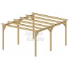 Pérgolas de madera autoportantes planas