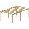 Pérgolas de madera autoportantes planas