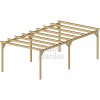 Pérgolas de madera autoportantes planas