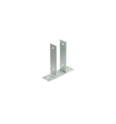 Soporte con alas, para poste de 140x140mm