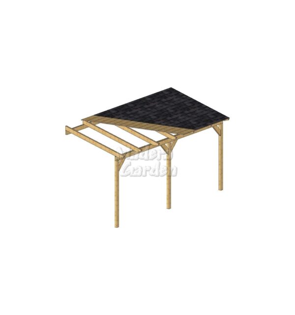Porches de madera adosados