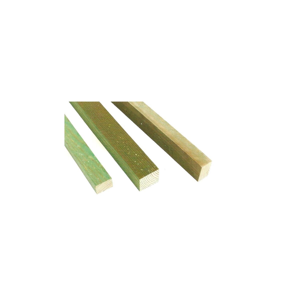 Rastreles Madera tratada-Riesgo 2, de 40 x 50 mm