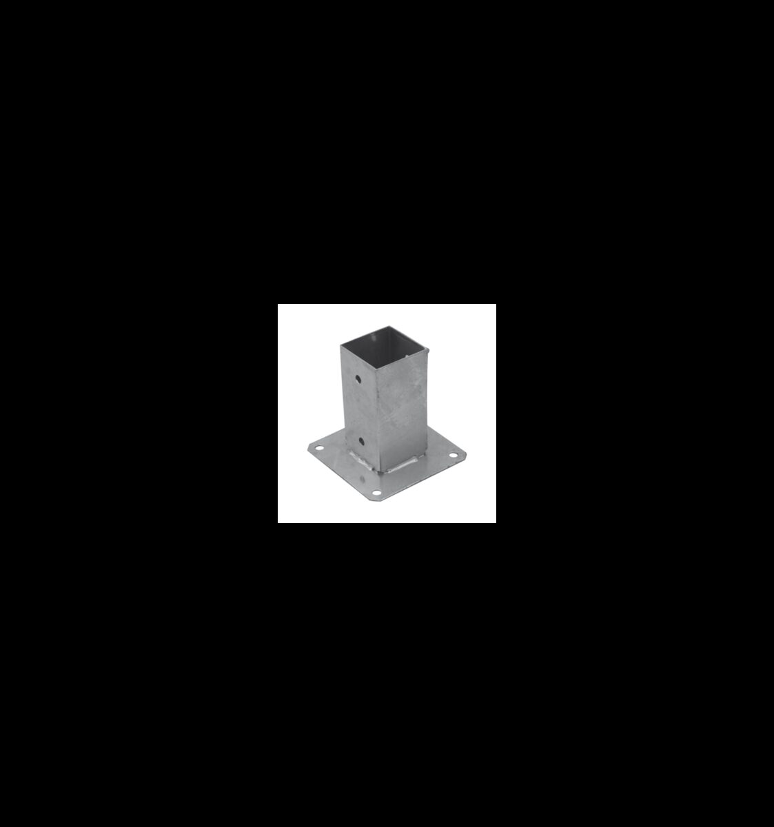 SOPORTE TULIPA PARA POSTE DE 110X110MM