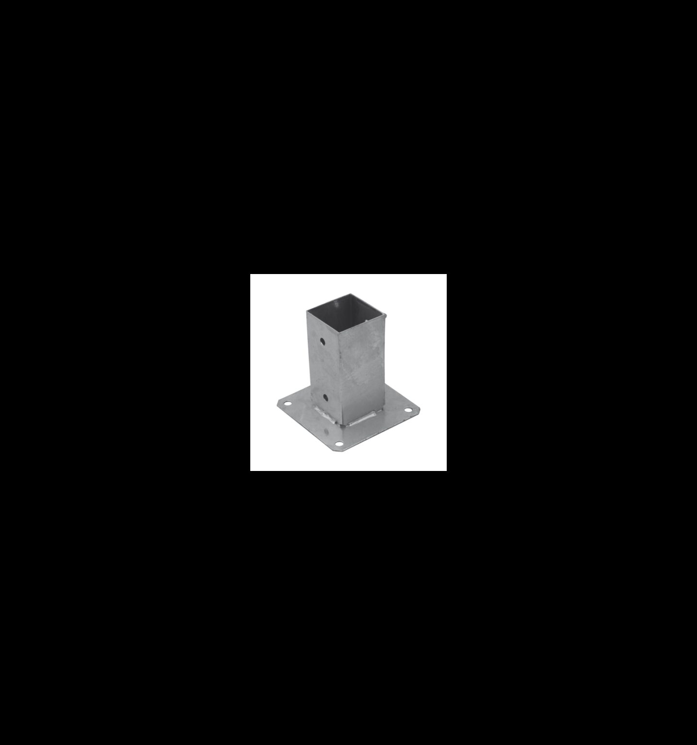 SOPORTE TULIPA PARA POSTE DE 110X110MM