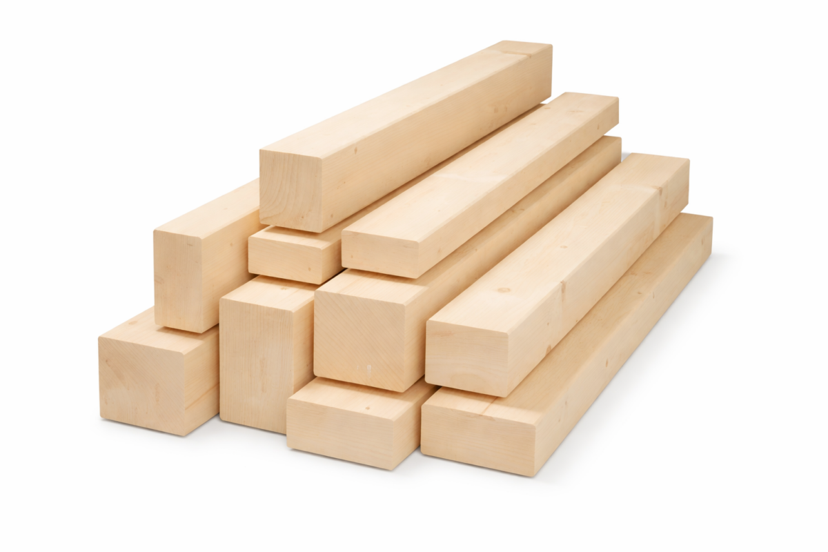 vigas de madera laminada