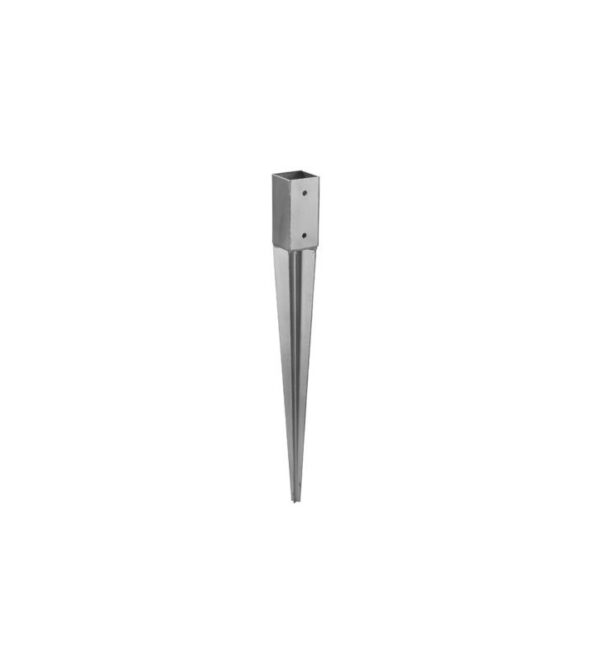Soporte con punta para poste de 70x70mm