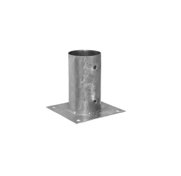 Soporte para poste redondo de 80mm