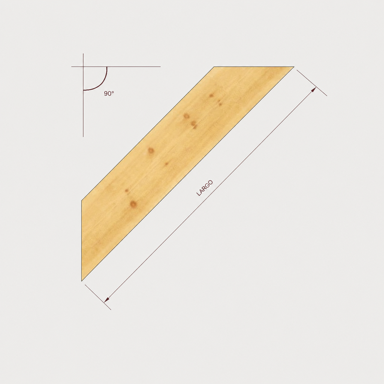 Tornapuntas de madera