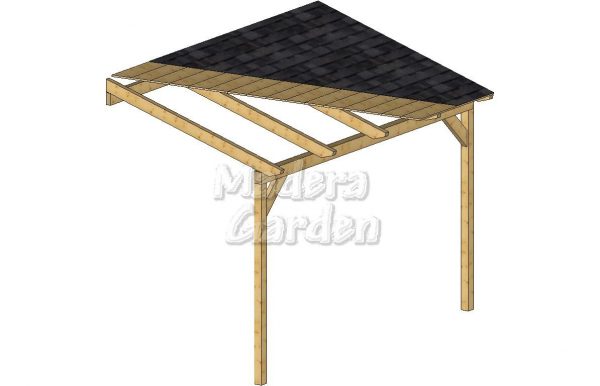 Porches de madera adosados